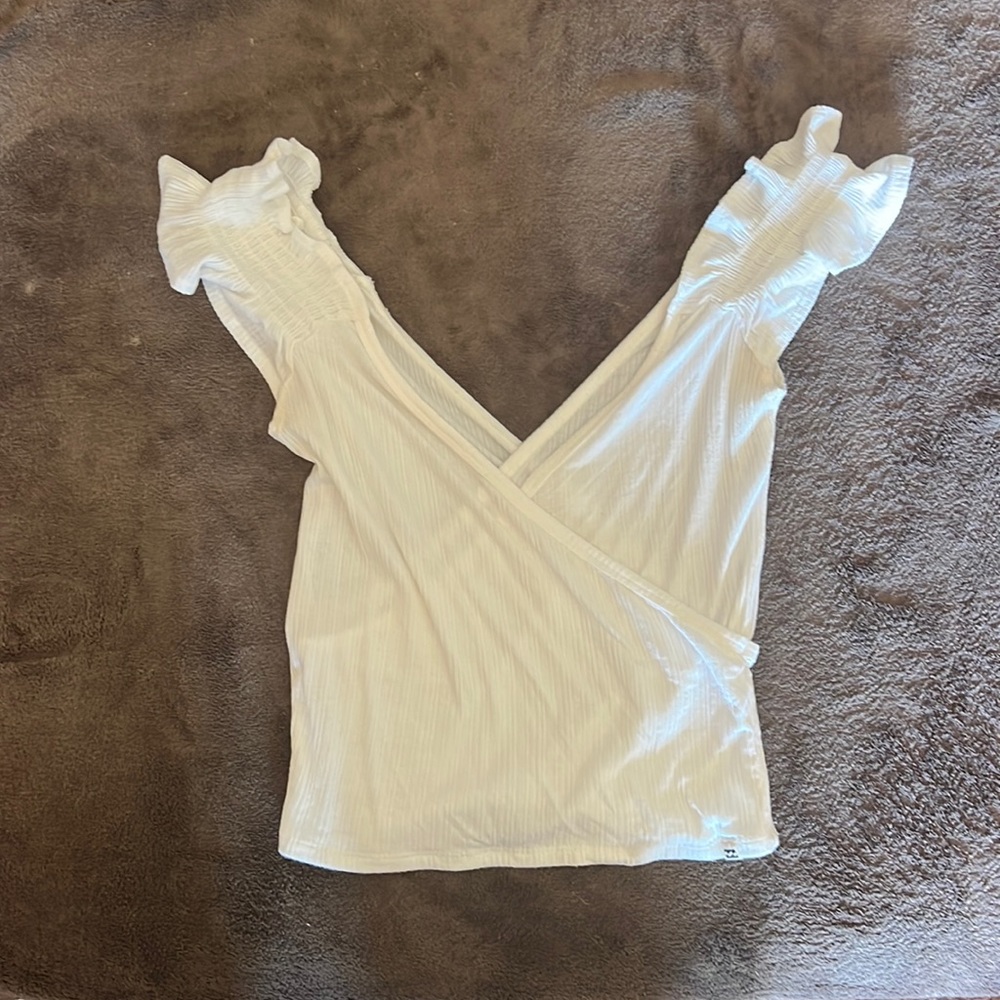 White off the shoulder top